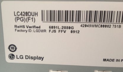 LG 42LB670V - 42LB730V - 42LY960H LCD LC420DUH-PGF1 Panel - Görsel 2
