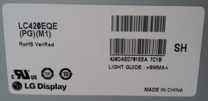 LG 42UB820V LC420EQE-PGM1 Panel