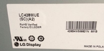 LG 42CS460 LCD LC420WUE-SCA2 Panel | ÇİZİK PANEL