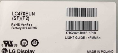 LG 47LA640S LED LC470EUN-SF-F2 Panel - Görsel 2