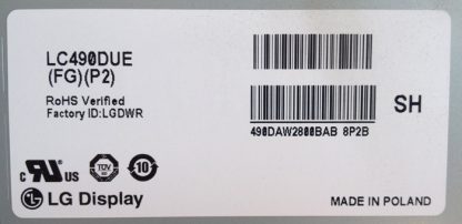 LG 49LB620V LC490DUE-FGP