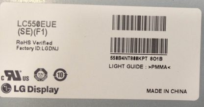 LG 55LM615S - 55LM620S LED LC550EUE-SEF1 Panel - Görsel 2