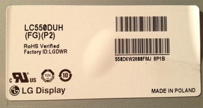 LG 55LB652V-ZA.BPDWLJG LED LC550DUH-FGP2 Panel - Görsel 2