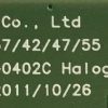 6870C-0402C 32/37/42/47/55 PANASONIC TX-L42ET5E T.CON BOARD - Görsel 2