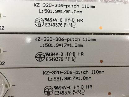 KZ-320-306-pıtch 110mm HISENSE LHD 32D33EU LED BAR - Görsel 2