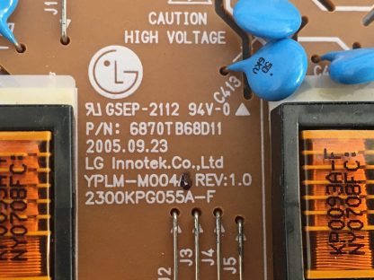 6870TB68D11 YPLM-M004A REV:1.0 LG 20LB1R POWER BOARD - Görsel 2