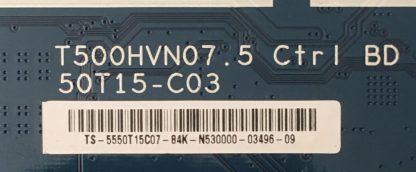 T500HVN07.5 Ctrl BD 50T15-C03 PHILIPS 50PFS5803 T.CON BOARD - Görsel 2