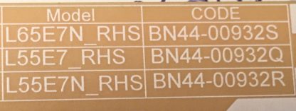 BN44-00932Q L55E7_RHS SAMSUNG UE55RU7105U POWER BOARD - Görsel 2