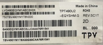 94V-0 EVERLIGHT LBM550M1804-DP-3(HF)(0)(R) PHILIPS 55PUS7803/12 LED - Görsel 2