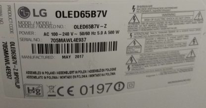 LG OLED65B7V-Z SEHPA AYAĞI - Görsel 3