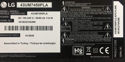 LG 43UM7450PLA SEHPA AYAĞI - Görsel 3