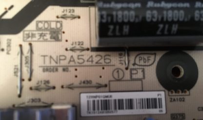 TNPA5426 1 P1 TZRNP01QMUE PANASONIC TX-P46ST33E POWER BOARD - Görsel 2