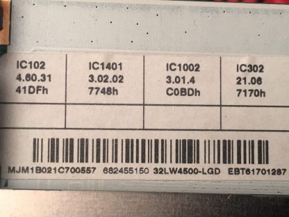 EBT61701287 EAX64290501 LG 32LW4500 MAİN BOARD - Görsel 2