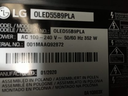 LG 0LED55B9PLA TV AYAĞI - Görsel 2