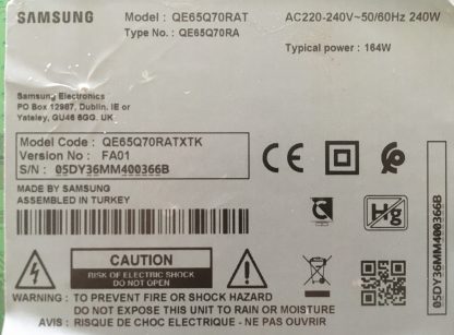 BN44-00978D SAMSUNG QE65Q70RAT LED DRIVER KART - Görsel 3