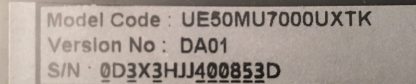 BN94-12036V BN41-02568A SAMSUNG UE50MU7000UX MAİN BOARD - Görsel 3
