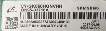 BN44-00807A L55S6_FHS SAMSUNG UE55JU6570UXTK POWER BOARD - Görsel 3