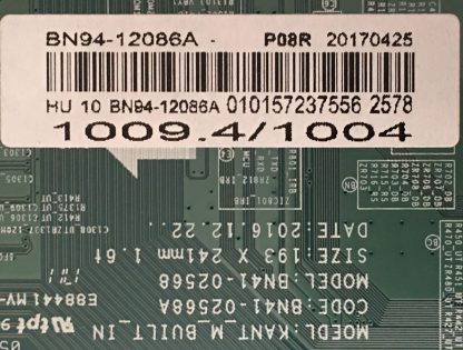 BN94-12086A BN41-02568A SAMSUNG UE43MU7000UX MAİN BOARD - Görsel 2