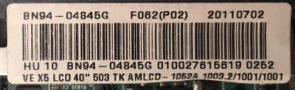BN94-04845G BN41-01702A SAMSUNG LE40D503F MAİN BOARD - Görsel 2