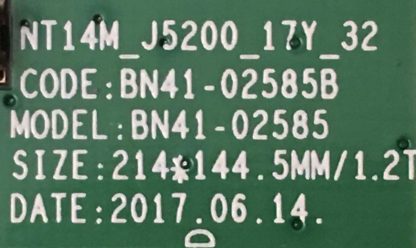 BN94-12618A BN41-02585B SAMSUNG UE40J5270DU MAİN BOARD - Görsel 3