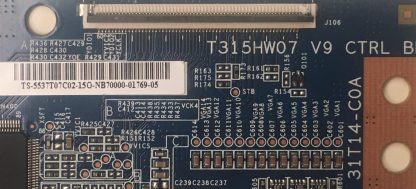 T315HW07 V9 CTRL BD 31T14-C0A LG 42LV5500 T-CON BOARD - Görsel 2