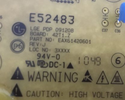 EBR66607601 EAX61420601 LG 42PJ350 ZSUS BOARD - Görsel 3