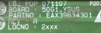 EBR38374401 EBR38374405 EAX39647101 LG 50PG1000 YSUS BOARD - Görsel 5