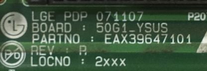 EBR38374401 EBR38374405 EAX39647101 LG 50PG1000 YSUS BOARD - Görsel 4