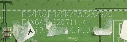 EBT62081402 EAX64349207 LG 60PM6700 MAİN BOARD - Görsel 3