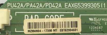 EBT62904601 EBT62885001 EAX65399305 LG 50PB690V MAİN BOARD - Görsel 2