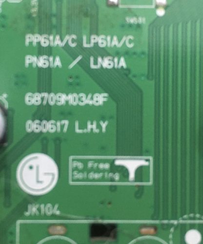 EBU33925301 68709M0348F 33139L3043A LG 42PC1RV KART - Görsel 2