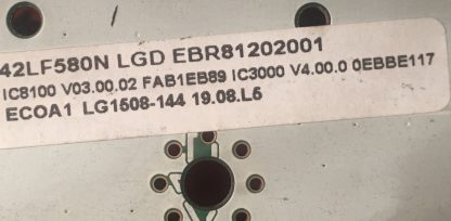 EBT63995603 EBR81202001 LG 42LF580N MAİN BOARD - Görsel 2