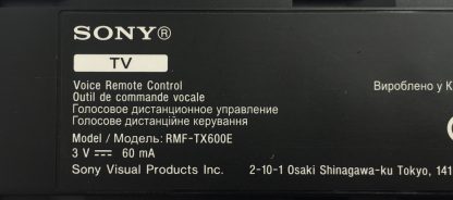 RMF-TX600E SONY KD-65AF8BA KUMANDA - Görsel 2