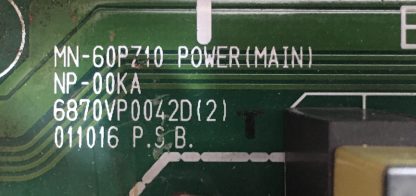 6870VP0042D(2) LG MN-60PZ10 POWER BOARD - Görsel 2