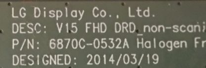 6870C-0532A LG 43FA8500 T-CON BOARD - Görsel 2