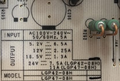 EAY40505304 EAX40157601/17 LG M4716 POWER BOARD - Görsel 3
