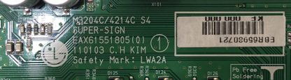 EBR65980721 EAX61551805 LG M4716C MAİN BOARD - Görsel 3