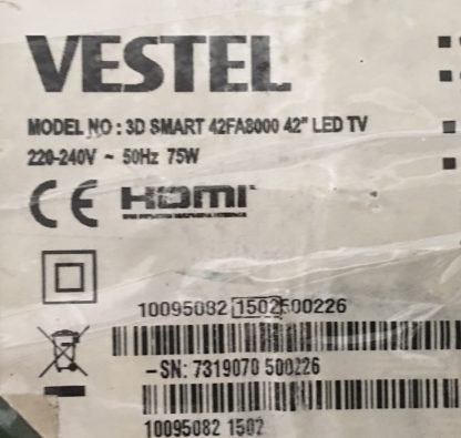 17MB96 23256496 VESTEL 42FA8000 MAİN BOARD - Görsel 4