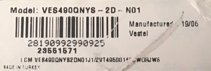 17IPS72 23405617 VESTEL 49UD8460 4K POWER BOARD - Görsel 3