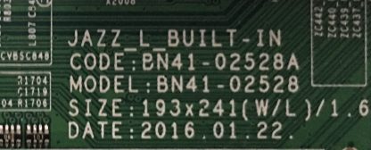 BN94-10826L BN41-02528A SAMSUNG UE49KU7350U MAİN BOARD - Görsel 3