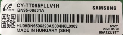 BN96-50726A BN41-02769A 20Y_Q90T_65 SAMSUNG QE55Q70TAT LED IŞIK ŞERİDİ - Görsel 4