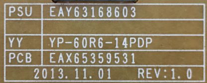 EAY63168603 EAX65359531 LG 60PB690V POWER BOARD - Görsel 2