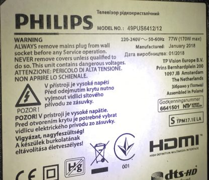 PHILIPS 49PUS7002 55PUS7303 55PUS7503 SEHPA AYAĞI - Görsel 2