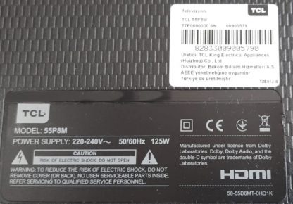 08-L12NHA2-PW200AB REV:D0 TCL 55P8M POWER BOARD - Görsel 3
