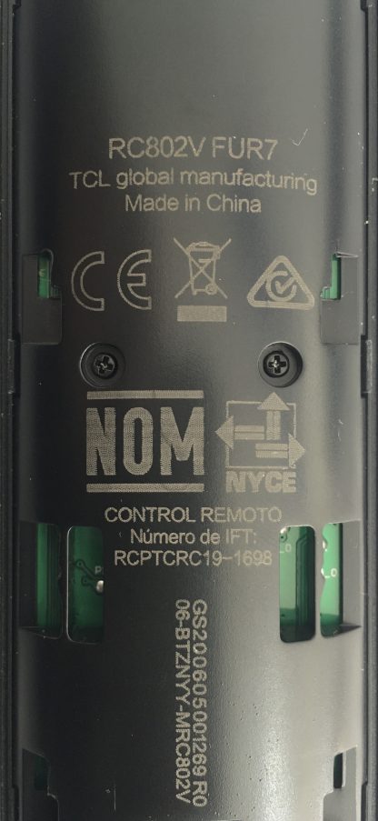 RC802V FUR7 TCL 55P8M KUMANDA - Görsel 2