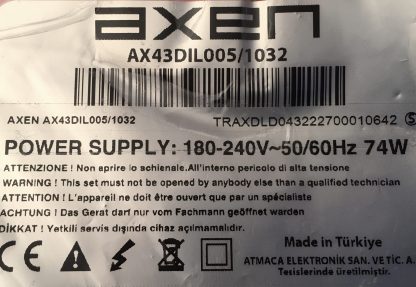 16AT017 AXEN AX043DLD16AT015 MAİN BOARD - Görsel 3