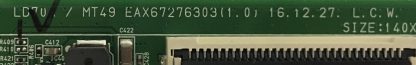 65292606 EAX67276303 LG 24TK410U-PZ MAİN BOARD - Görsel 2