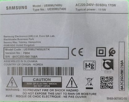 SAMSUNG UE49MU7400UX SEHPA AYAĞI - Görsel 6