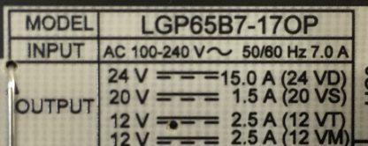 EAY64470102 LG 0LED65B7V POWER BOARD - Görsel 3