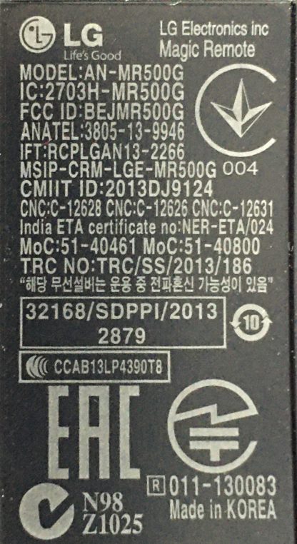 AN-MR500G LG 49UB850V AKILLI KUMANDA - Görsel 2